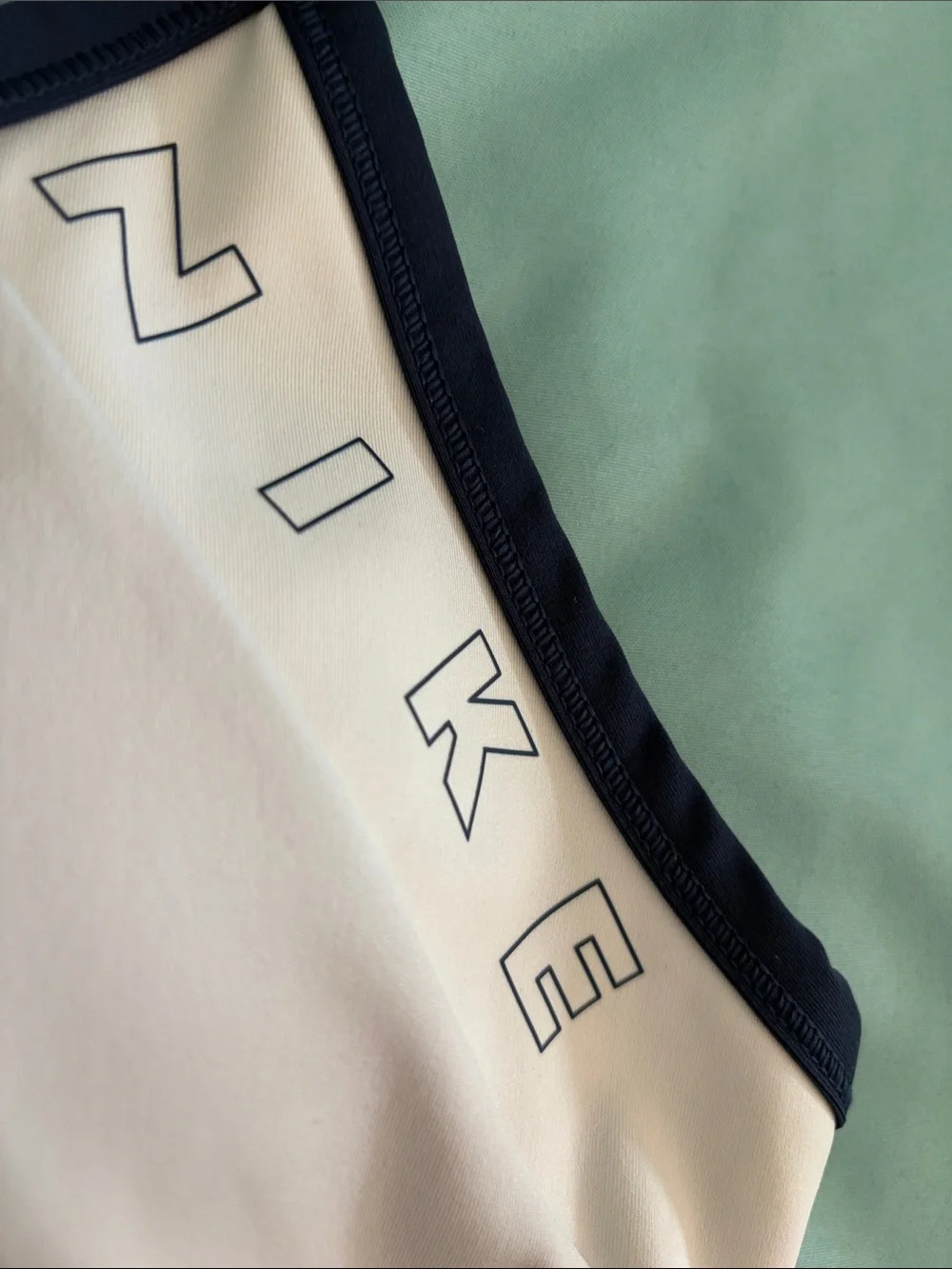 Nike Two-Tone Black and White Sports Bralette